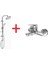 SH640 Ikili Duş Seti Takımı (Duş Sistemi + Bevel Banyo Bataryası) 1