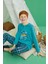 Erkek Garson Bora Interlok Turkuaz Pijama Takım 0726 1