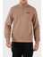 Pamuk Karışımlı Regular Fit Yarım Fermuarlı Dik Yaka Sweat Erkek Sweat 8NPM35 Pjvtz 1745 1