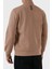Pamuk Karışımlı Regular Fit Yarım Fermuarlı Dik Yaka Sweat Erkek Sweat 8NPM35 Pjvtz 1745 2