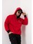 You Dont Have To Be Perfect Yazılı Kapüşonlu Bağcık Detaylı Fermuar Kapamalı Oversize Sweatshirt 2