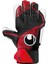 11131201 Uhlsport Powerline Starter Soft Kaleci Eldiveni Siyah Kırmızı Kaleci Eldiveni 1