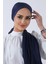 Lacivert Harem Scarf Melek Pamuk Şal 1