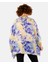 Lila V Yaka Önden Düğmeli Empirme Kadın Kimono | Portakal Esintisi 4