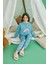Kız Garson Koza Interlok Camgöbeği Pijama Takım 0723 1
