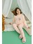 Kız Garson Belur Termal Şeftali Rengi Pijama Takım 0889 1