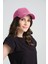 Unisex Süet Spor Şapka | Ayarlanabilir Cırtlı Pembe Kep Şapka | Süet Baseball Cap 2