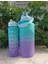 Motivasyonel 2 Lt + 900 ml 2'li Sporcu Motivasyon Su Matarası Dayanıklı Mavi Mor 4