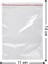 Kilitli Torba Şeffaf Kilitli Poşet Naylon Torba 11x14 cm 1000'LI 2