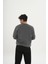 Pamuklu Içi Polarlı Bisiklet Yaka Sweatshirt 4