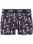 80509 Erkek Baskılı-Bordo-Grimelanj Pamuklu 3'lü Boxer 5