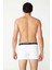 80481 Erkek Beyaz Pamuklu Tekli Boxer 3