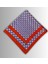 Kırmızı Fular Bandana Ipeksi Twill Saten Çintemani Desenli 4