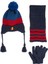 Kitti 4-8 Yaş Erkek Bebek & Çocuk Içi Polarlı Atkı Bere Eldiven 3'lü Takım 1