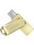 Ultra Dual Drive Luxe 128GB Type-C USB 3.2 Flash Bellek Gold SDDDC4-128G-G46GD 1