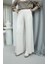 Asel Fashion Triko Pantolon Çelik Örme Ekru 1