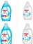 Aquabor Çamaşır Deterjanı Beyazlar ve Renkliler Için Sıvı Deterjan 33 x 4 Yıkama 1