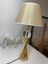 Misbah Burgu Abajur Masa Lambası Kristal Camlı Gold Kaplama, Lampshade 5
