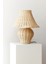 Rattan Bambu Abajur Aydınlatma Kablolu Rattan Başlık Rattan Gövde 1