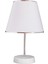 Kumaş Slim Abajur Masa Lambası Beyaz E98A 1 Modern 16-30 E27 Beyaz 2