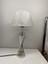 Misbah Burgu Abajur Masa Lambası Kesme Kristal Camlı Gümüş Renk Kaplama , Lampshade 4