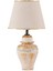 Neilus Handmade Seramik Abajur Krem Gold Srmk-53 2