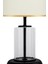 Monarch Transparent Black Striped Cam Abajur 3