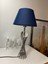 Misbah Burgu Abajur Masa Lambası Kristal Camlı Krom Kaplama (Gümüş Renk) , Lampshade 1