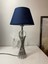Misbah Burgu Abajur Masa Lambası Kristal Camlı Krom Kaplama (Gümüş Renk) , Lampshade 2
