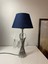 Misbah Burgu Abajur Masa Lambası Kristal Camlı Krom Kaplama (Gümüş Renk) , Lampshade 5