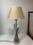 Misbah Burgu Abajur Masa Lambası Kristal Camlı Krom Kaplama (Gümüş Renk) , Lampshade 1