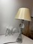 Misbah Burgu Abajur Masa Lambası Kristal Camlı Krom Kaplama (Gümüş Renk) , Lampshade 5