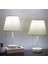 Krem Krem Ayaklı Modern Abajur 2'li Set 1