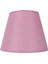 Modern Ahşap Ayaklı Kumaş Pembe Abajur 2