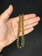 Toz Kehribar Tesbih Yeşil Renkli Beyzi Kesim 11MMX8MM T-576 2