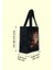 Kadın Vegan Siyah Large Tote Bag - Warner Bros Tasmanian Devil Tasarım 5