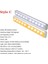 2 W 10LED Akıllı Insan Kızılötesi Sensör Ücretsiz 4 * Aaa Pil LED Gece Işık Dolabı Işık Duvar Işık Dolap Işığı (Sıcak Işık) (Yurt Dışından) 5