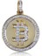 Mikro Açacağı Zirkon Bitcoin Kolye Ilk B Mektup Charm Kolye Hip Hop Takı Hediye | Kolye Kolyeler (Yurt Dışından) 2
