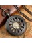 Retro Siyah Tekerlek Hollow Mekanik Cebi Romen Rakamları Ekran Antik Asılı Zincir Kolye Timepiece Hediyeler Erkek | Cep ve Amp;fob Saatler (Yurt Dışından) 4