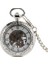 Gümüş Mekanik Cebi Manuel Mekanizması Kolye Fob Zincir Saat Şeffaf Cam Kapak Romen Rakamları Retro Timepiece | Cep ve Amp;fob Saatler (Yurt Dışından) 1