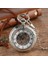 Gümüş Mekanik Cebi Manuel Mekanizması Kolye Fob Zincir Saat Şeffaf Cam Kapak Romen Rakamları Retro Timepiece | Cep ve Amp;fob Saatler (Yurt Dışından) 2