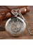 Gümüş Mekanik Cebi Manuel Mekanizması Kolye Fob Zincir Saat Şeffaf Cam Kapak Romen Rakamları Retro Timepiece | Cep ve Amp;fob Saatler (Yurt Dışından) 4