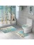 3 Adet / Takım Banyo Paspasları Kaymaz Kaide Halı Tuvalet Kapağı Kapak Ev Banyo Dekor (Yurt Dışından) 3