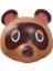 Tom Nook Rakun Maskesi Hayvan Geçiş Lateks Headgear Cadılar Bayramı Cosplay Ball Sahne (Yurt Dışından) 1