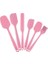 6 Adet / Takım Pembe Silikon Pişirme Aracı Setleri Spatula Yağ Fırçası Mutfak Mutfak Eşyaları Bakeware | Pişirme Aracı Setleri (Yurt Dışından) 1