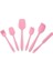 6 Adet / Takım Pembe Silikon Pişirme Aracı Setleri Spatula Yağ Fırçası Mutfak Mutfak Eşyaları Bakeware | Pişirme Aracı Setleri (Yurt Dışından) 4