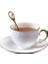Kemik Çini Kahve Kupalar Kahvaltı Süt Çay Bardağı Tepsi ve Amp ile Drinkware;kaşık Mutfak Eşyaları Içme Gereçleri Düğün Hediyeleri Çevre Dostu | Teaware Setleri (Yurt Dışından) 1