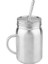 Kolu ile 500 ml Çift Katmanlı Paslanmaz Çelik Kavanoz Fincan Saman Fincan Içme Fincan Meyve Suyu Su Şişesi Moda Su Bardağı | Su Tencere ve Amp;su Isıtıcısı (Yurt Dışından) 1
