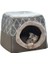 Kedi Mağarası Evi Yatak Pet Nest Uyku Tulumu 2 1 Katlanabilir Cuddly (L) (Yurt Dışından) 1
