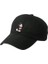 Yüksek Mickey Mouse Snapback Pamuk Beyzbol Şapkası / Kadınlar (Siyah) (Yurt Dışından) 1